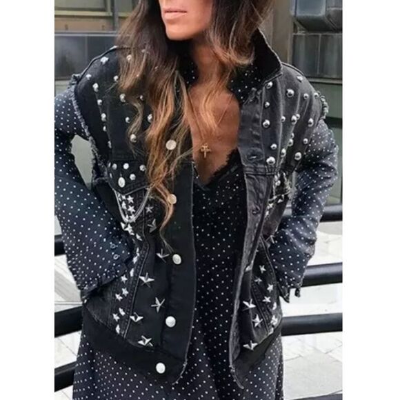 Zara Studded Vest - Picture 1 of 9